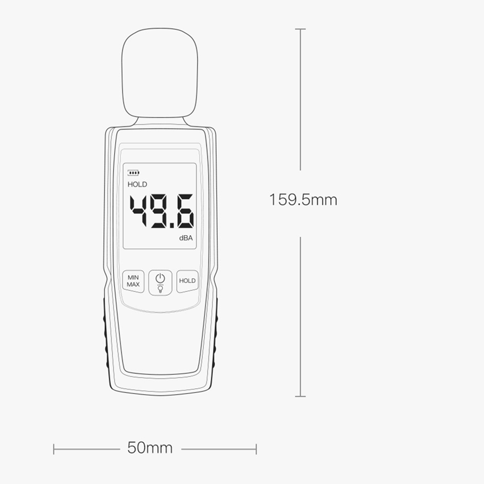 Шумомер Xiaomi Duka Decibel Meter (FB-1)