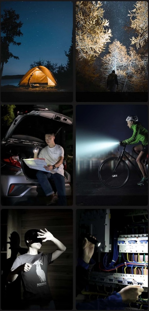 Фонарик Xiaomi NexTool Outdoor Strong Light Straight Flashlight 