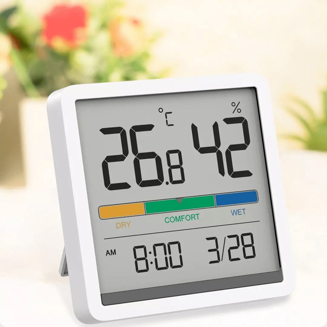Часы с датчиком температуры и влажности Xiaomi Miiiw Mute Thermometer And Hygrometer Clock (NK5253)