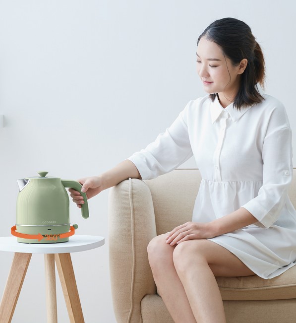 Чайник с датчиком температуры Xiaomi Qcooker Retro Electric Kettle (1.7L) (QS-1701)