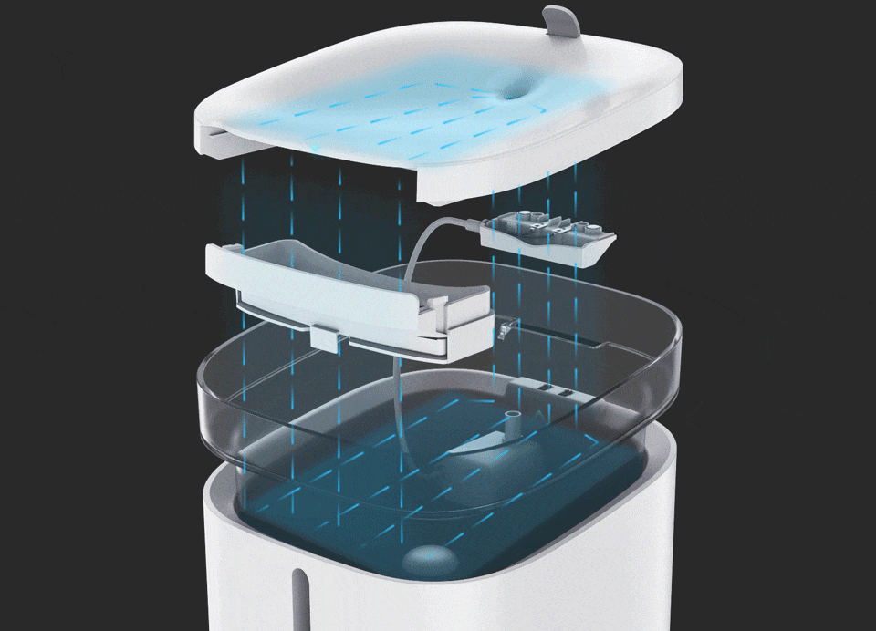 Умная поилка для животных Xiaomi Mijia Smart Pet Water Dispenser