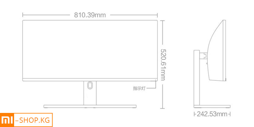 Монитор Xiaomi Mi 144Hz Curved Gaming Monitor 34″ (XMMNTWQ34) GLOBAL