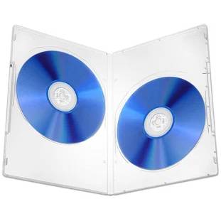 Кейс для диска / BOX DVD на 2 CD белый