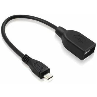 Провод USB - Micro USB F OTG 20 cm