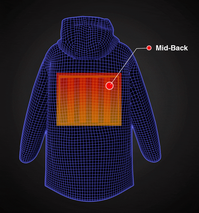 Куртка с подогревом Xiaomi 90 Points Ninetygo Smart Heated Down Parka 185/104A (XXL) (90PDJNT2051M)