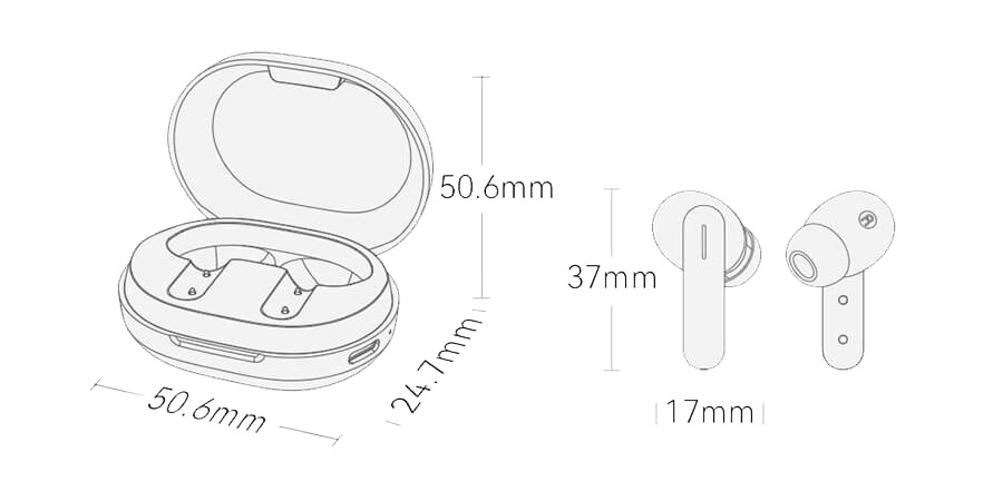 Беспроводные наушники Xiaomi Haylou GT7 NEO