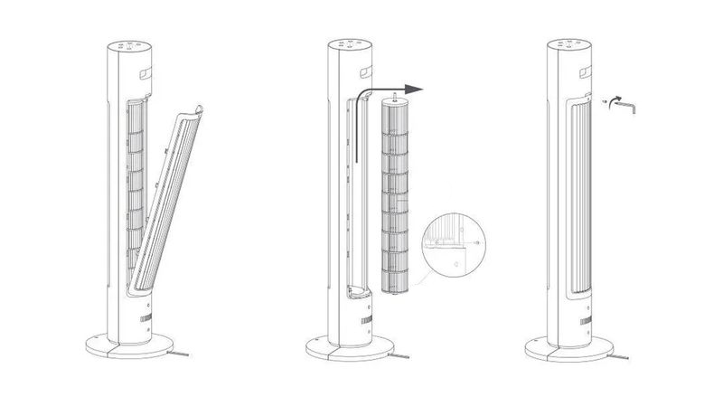 Колонный вентилятор Xiaomi Mijia Tower Fan 2 (BPTS02DM)