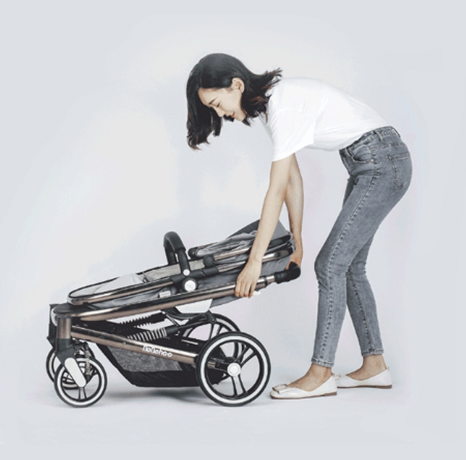 Детская коляска Xiaomi Bebehoo High-View Baby Stroller